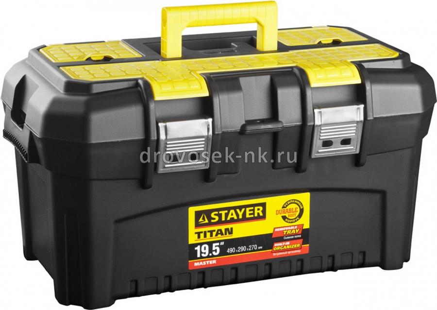 Ящик для инструмента "TITAN-19" пластик STAYER 38016-19