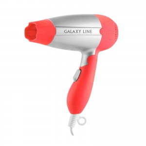 Фен для волос Galaxy GL4301 КОРАЛЛОВЫЙ (1000Вт)