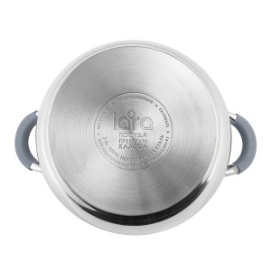 Набор посуды LARA Bell PROMO  кастрюля 4.7л, сковорода 24см +сотейник 1.6л LR02-110 PROMO