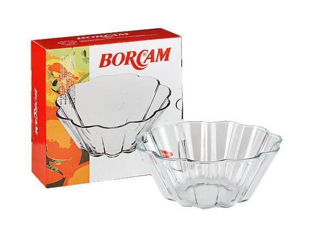 Форма "Borcam" для выпечки кекса прозрачная жаропрочная круглая 220 мм арт. 59114 GB