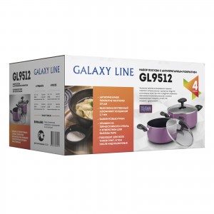 Набор посуды Galaxy GL9512 (4 пр.)