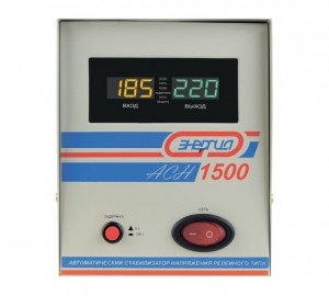 Cтабилизатор АСН-1500 ЭНЕРГИЯ с цифр. дисплеем Е0101-0125