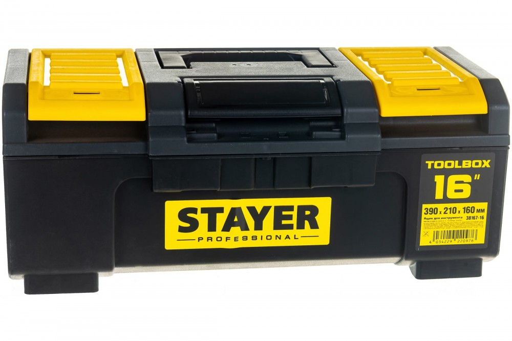 Ящик для инструмента "TOOLBOX-16" пластик STAYER Prof 38167-16