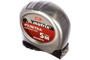 Рулетка 5м*19мм магнитный зацеп Matrix Magnetic 31011