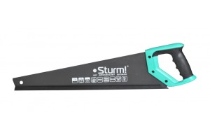 Ножовка по дереву 500мм, тефлоновое покрытие, 7TPI 3D Sturm 1060-62-500