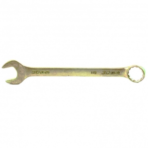 Ключ комбинированный 30мм желтый цинк СИБРТЕХ 14988
