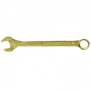 Ключ комбиниров 27мм желтый цинк СИБРТЕХ 14987